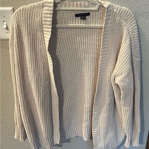 American Eagle Cream Cardigan